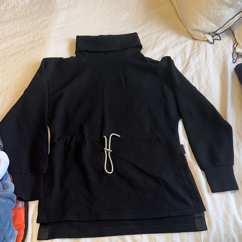 Varley Charcoal DoubleSoft Turtleneck